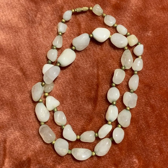 Vintage Quartz Beaded Necklace - Picture 3 of 6